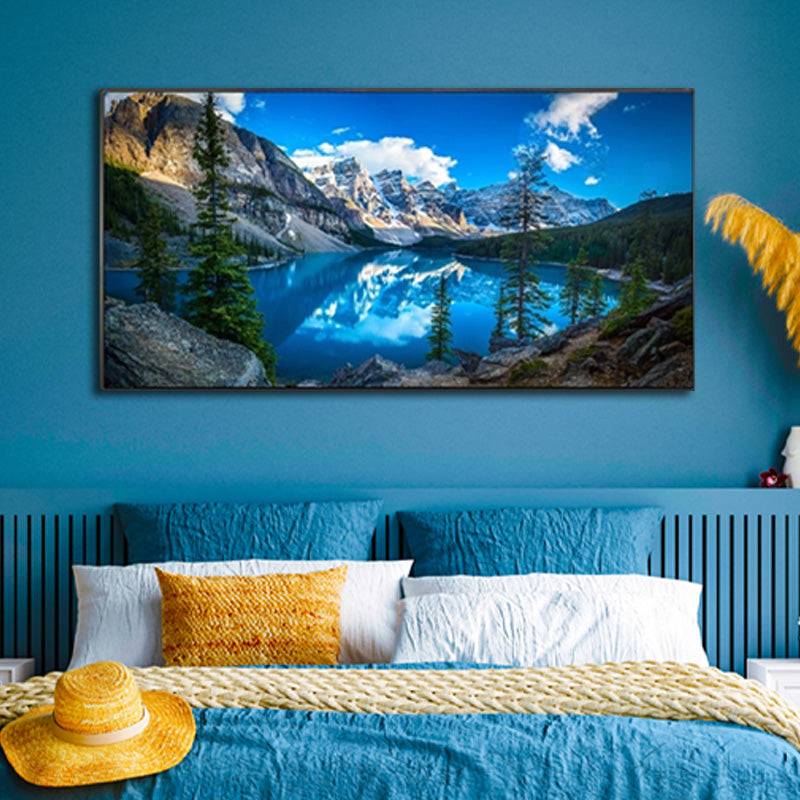 Alpine Azure Serenity Canvas Art