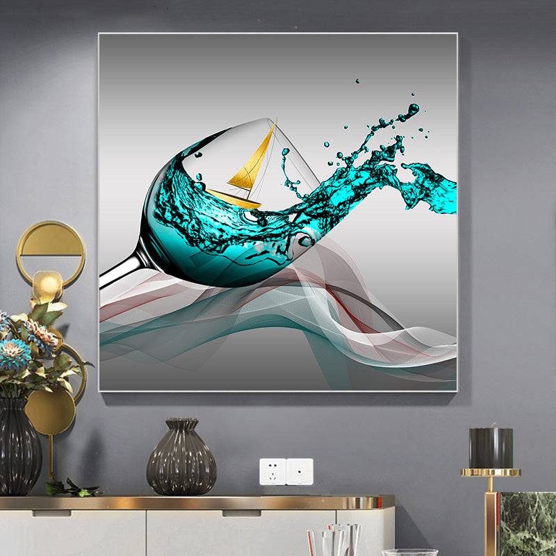 Azure Maritime Serenade Canvas Art