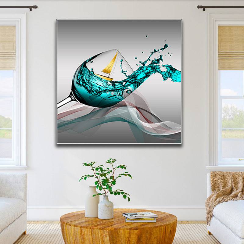 Azure Maritime Serenade Canvas Art