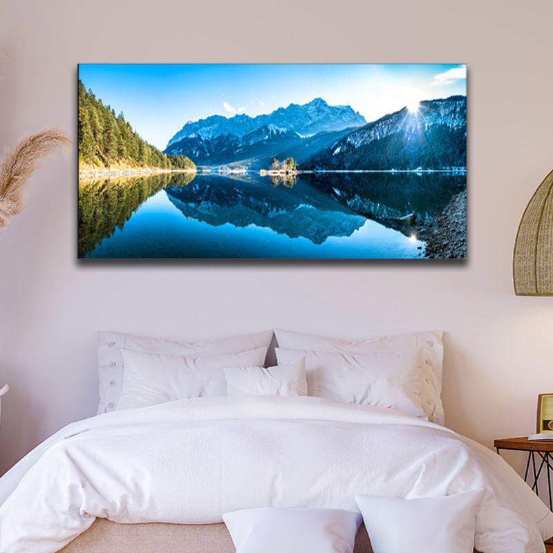 Azure Peaks - Reflections of Serenity Canvas Art