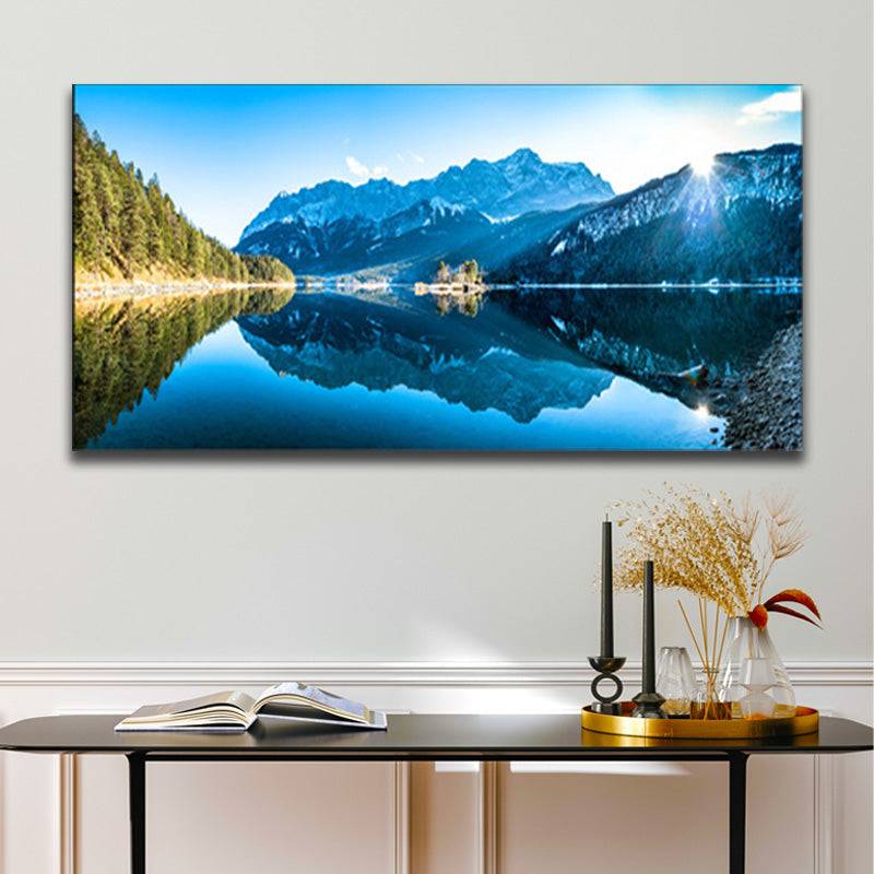 Azure Peaks - Reflections of Serenity Canvas Art