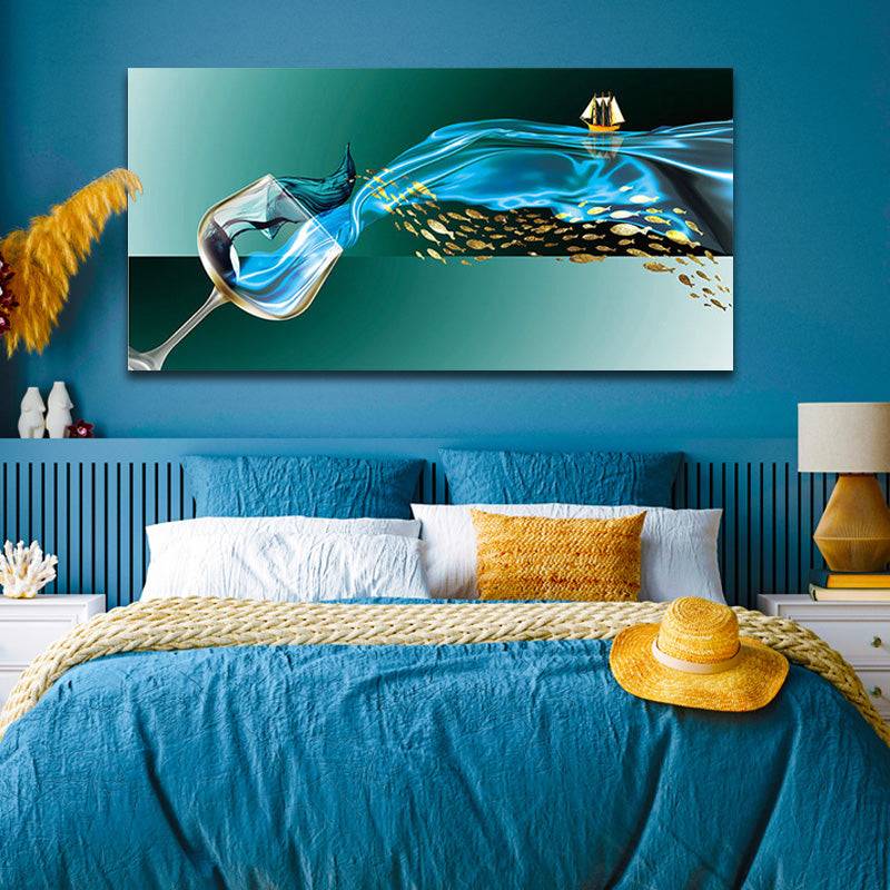 Azure Voyage Canvas Art