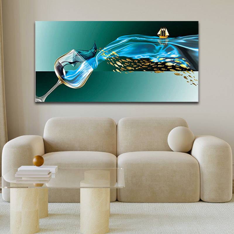 Azure Voyage Canvas Art