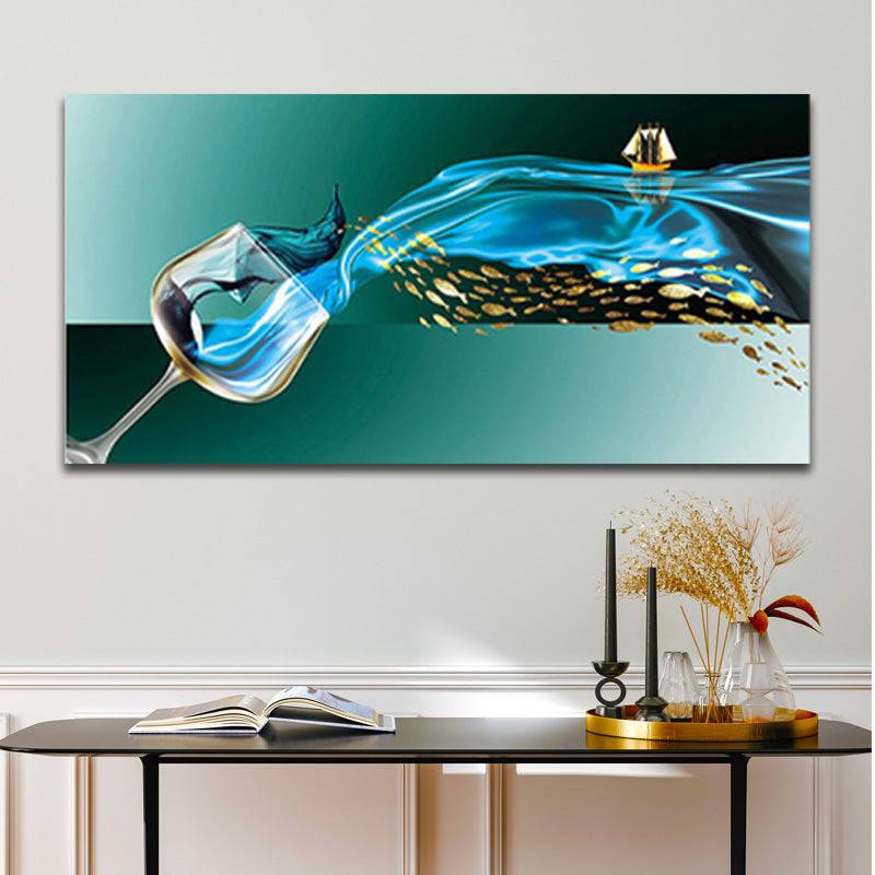 Azure Voyage Canvas Art