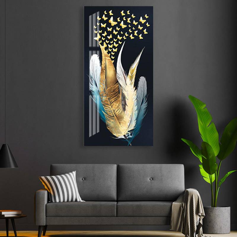 Butterfly Dreamscape with Swaying Plumes Canvas ArtSwaying Plumes Canvas Art