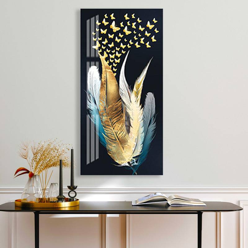 Butterfly Dreamscape with Swaying Plumes Canvas ArtSwaying Plumes Canvas Art