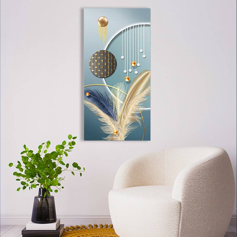 Celestial Feathered Grace Canvas Art