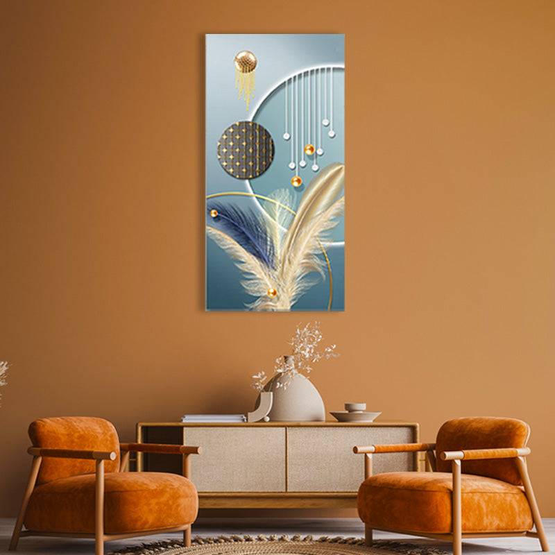 Celestial Feathered Grace Canvas Art