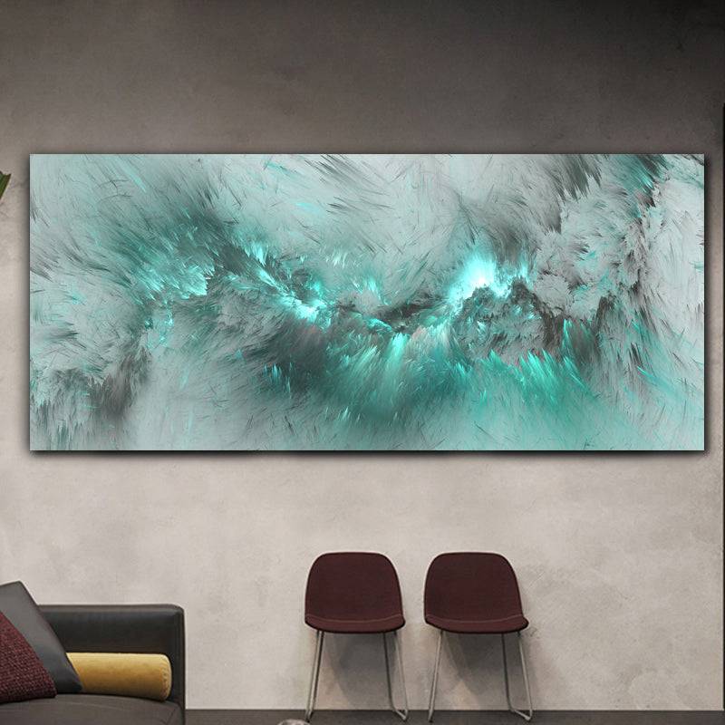 Celestial Green Mist Canvas ArtCelestial Green Mist Canvas Art