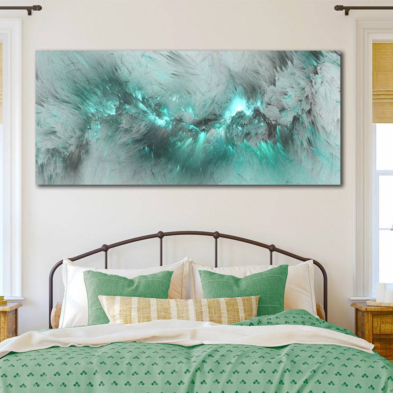 Celestial Green Mist Canvas ArtCelestial Green Mist Canvas Art