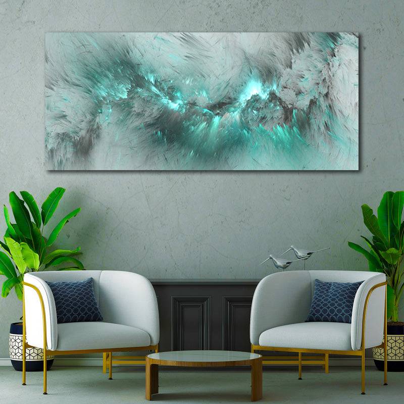 Celestial Green Mist Canvas ArtCelestial Green Mist Canvas Art