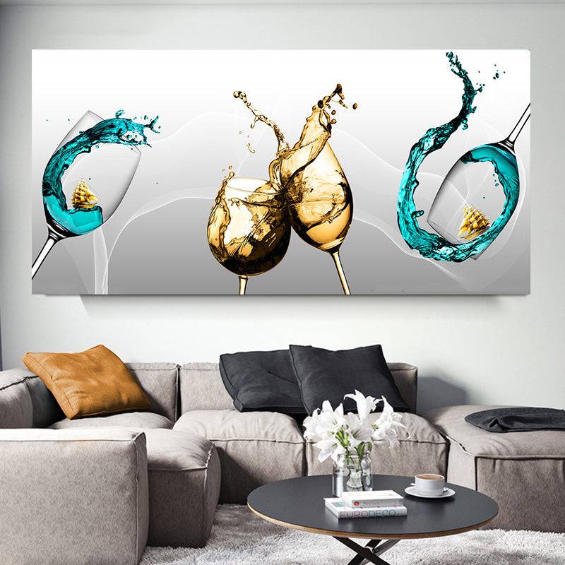 Champagne Symphony Canvas Art