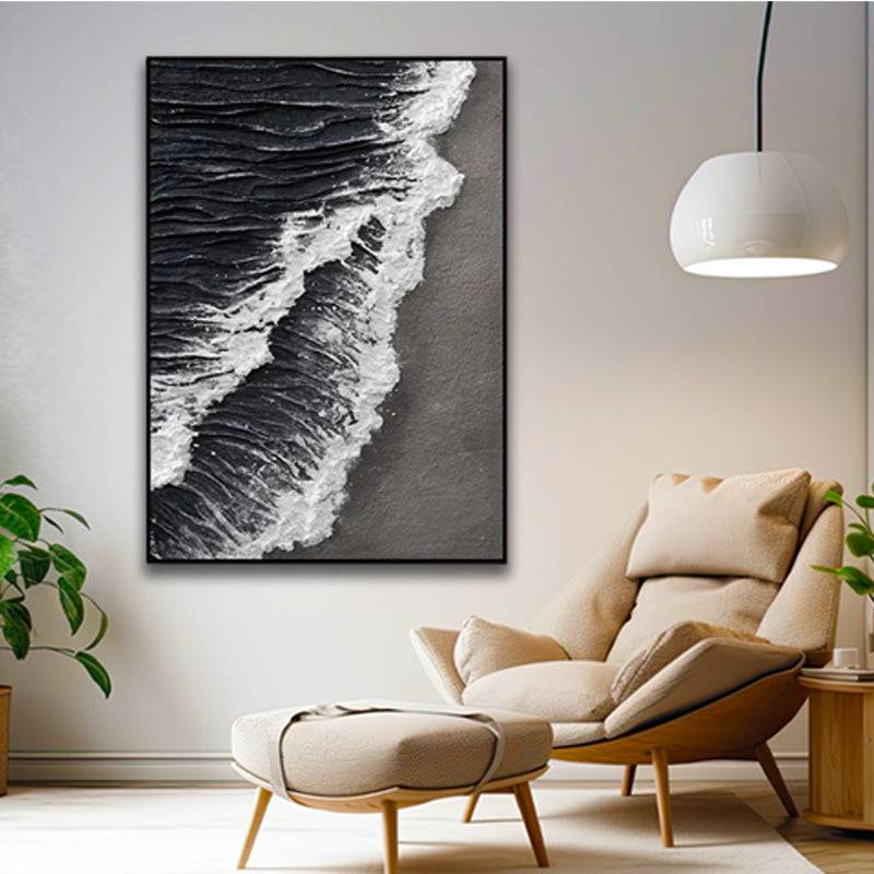 Coastal Cadence Canvas Oil Painting