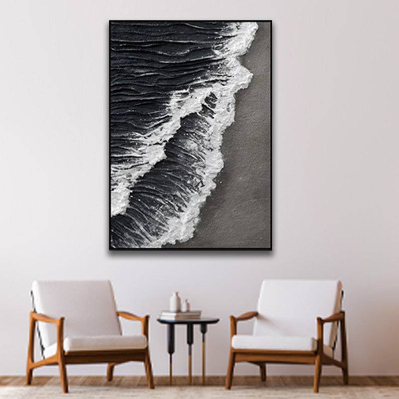 Coastal Cadence Canvas Oil Painting