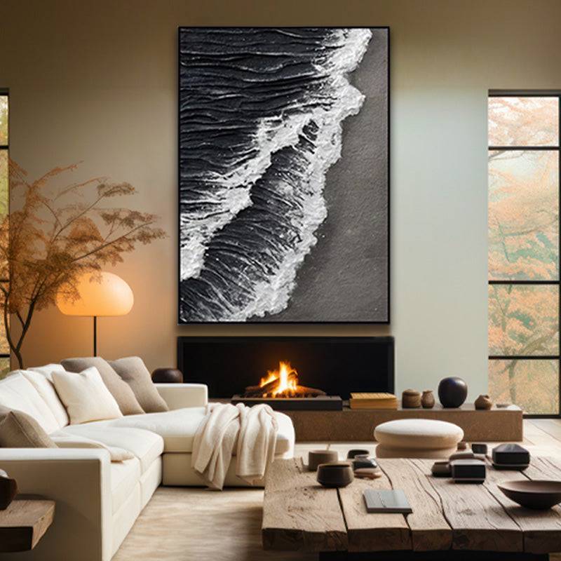 Coastal Cadence Canvas Oil Painting