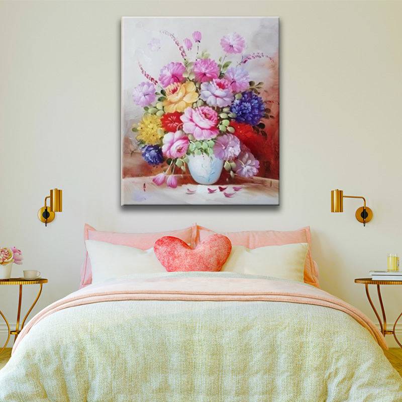 Floral Harmony Elegance Canvas Oil Painting