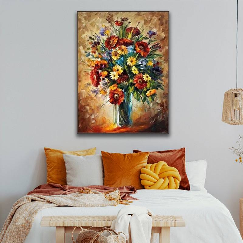 Gilded Blossoms Canvas Oil Painting