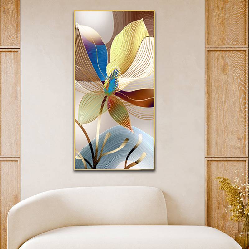 Gilded Kaleidoscope Bloom Canvas Art