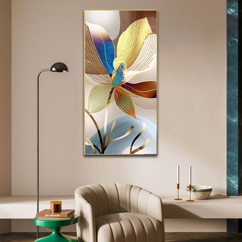 Gilded Kaleidoscope Bloom Canvas Art