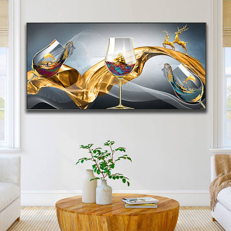 Gilded Marine Ballet Canvas Art