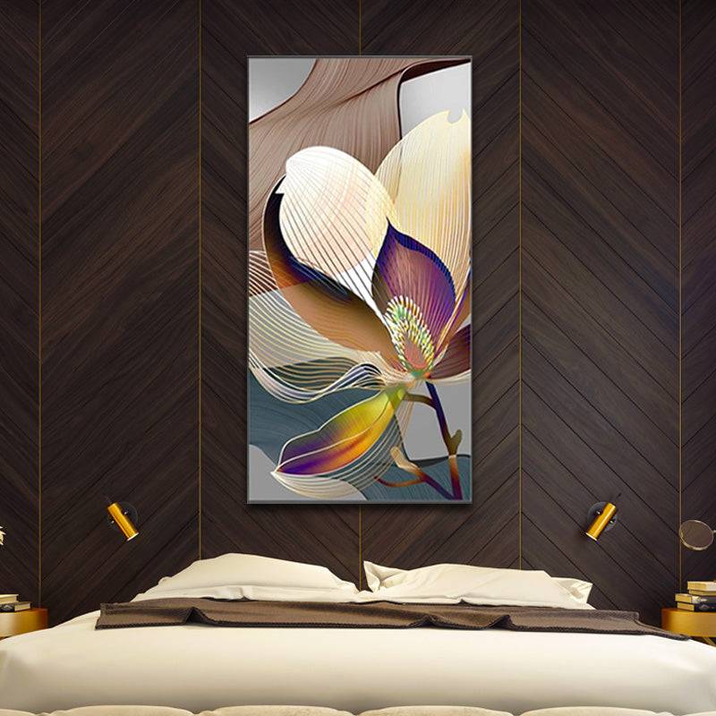 Gilded Petal Serenade Canvas Art