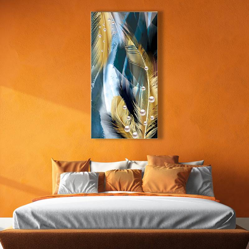 Gilded Plumage Symphony Canvas Art