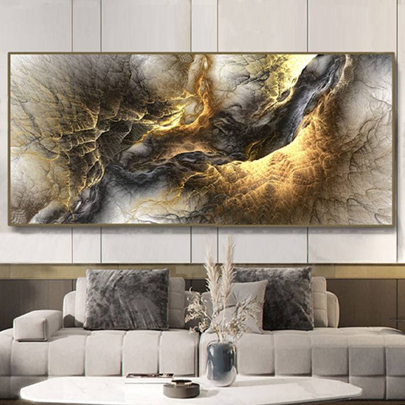 Gilded Nebula Roots Canvas Art