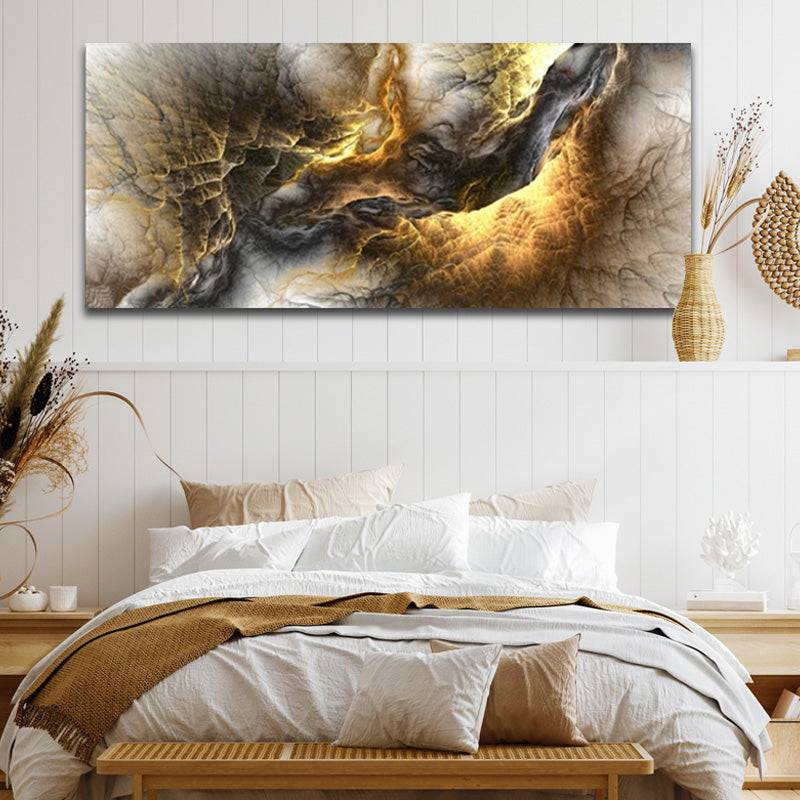 Gilded Nebula Roots Canvas Art