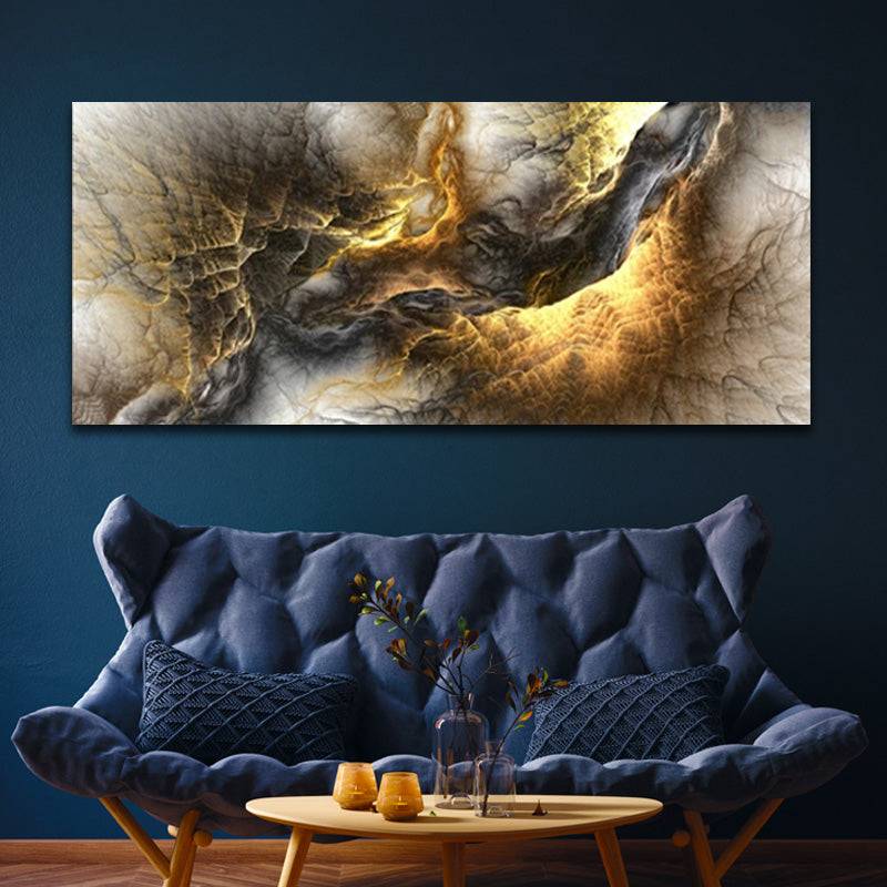 Gilded Nebula Roots Canvas Art