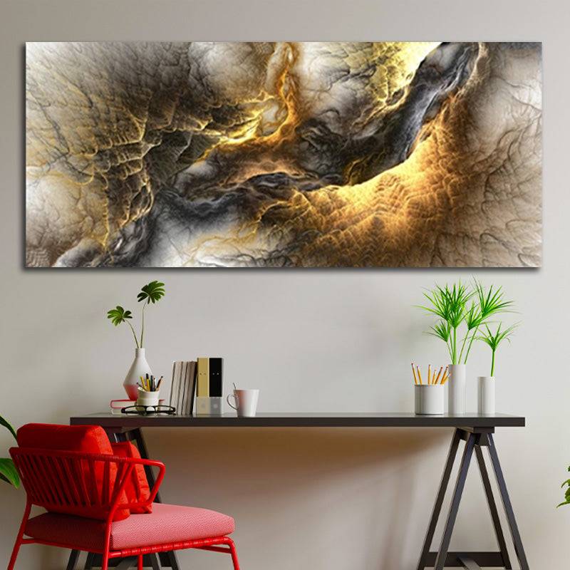 Gilded Nebula Roots Canvas Art