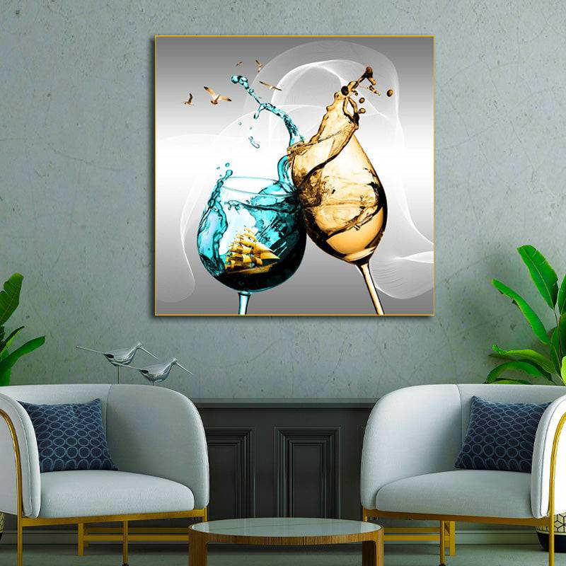 Golden Voyage Symphony Canvas Art