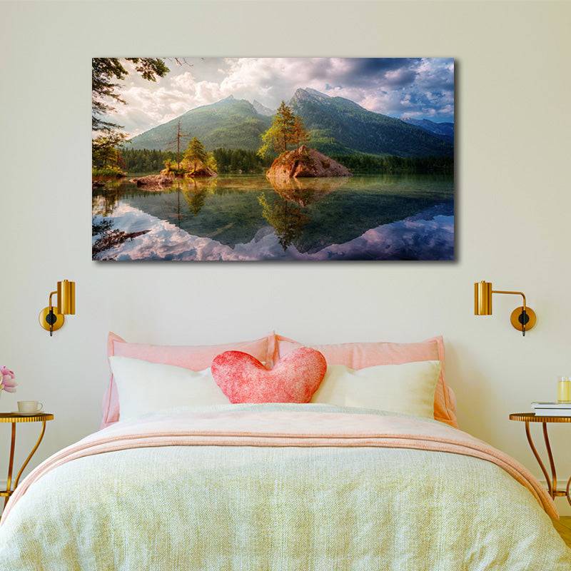 Majestic Alpine Reflections Canvas Art