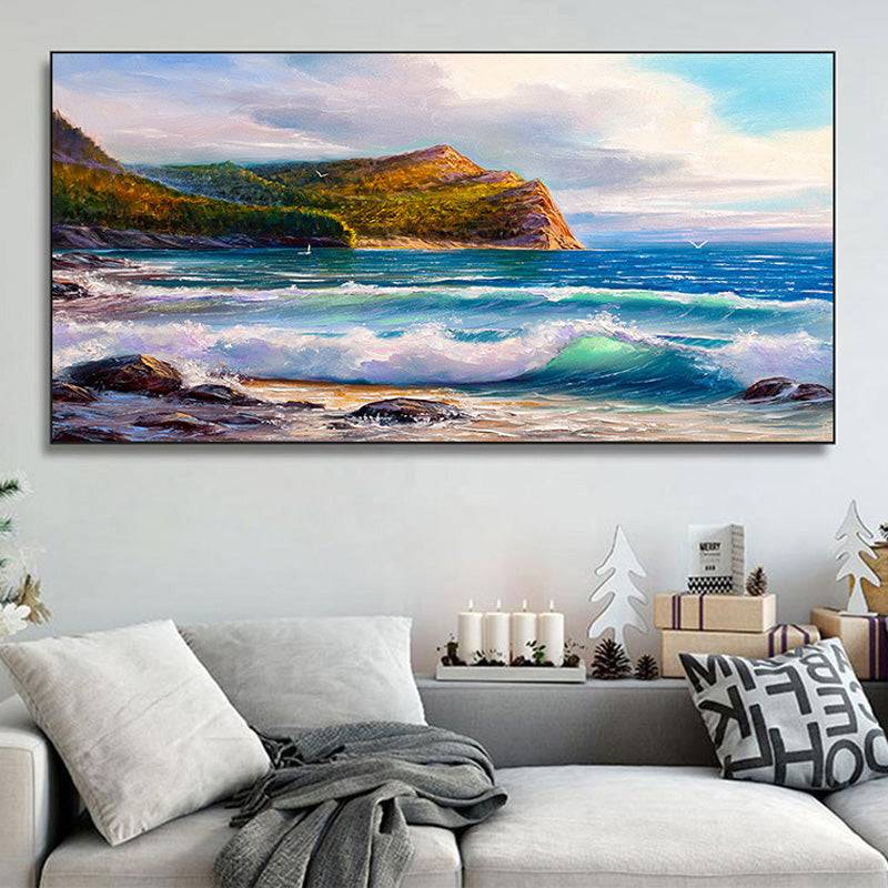 Majestic Coastal Serenity Canvas Art