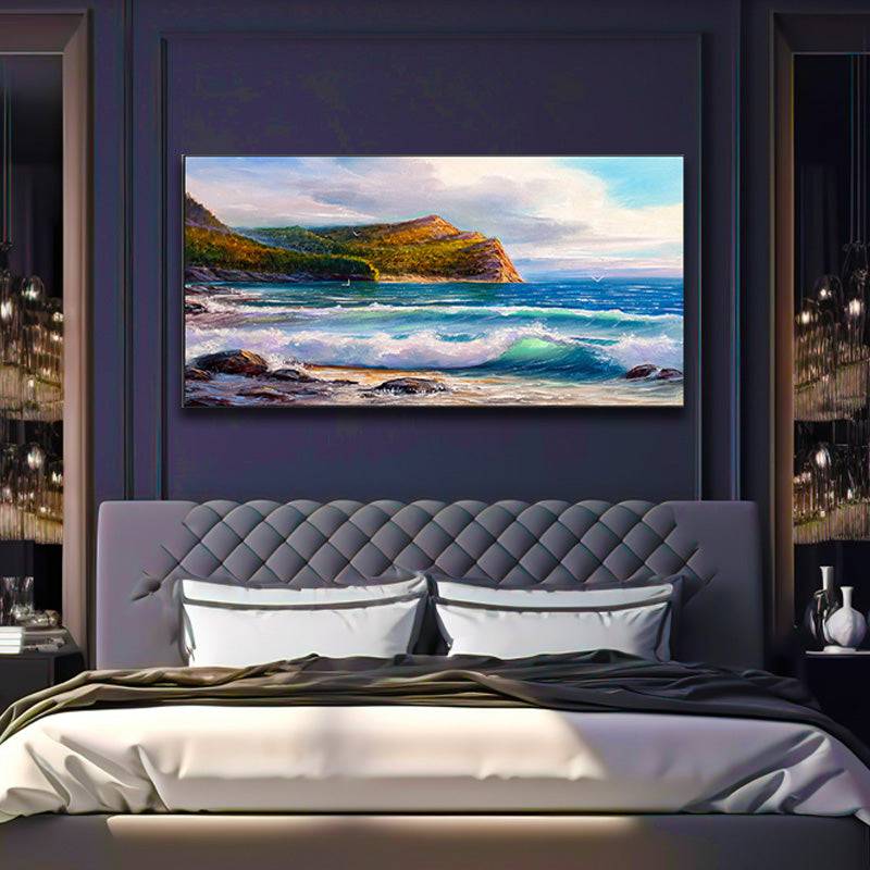 Majestic Coastal Serenity Canvas Art