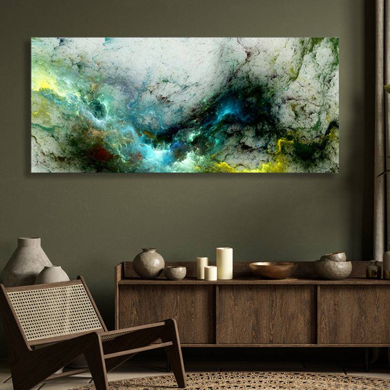 Misty Blue Horizons Canvas Art