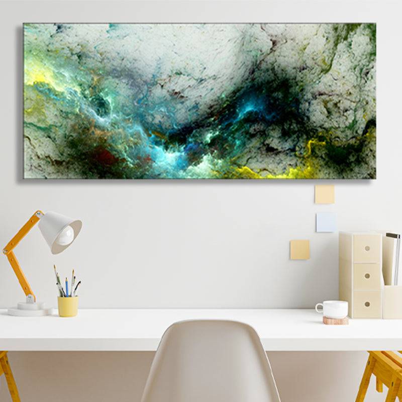 Misty Blue Horizons Canvas Art