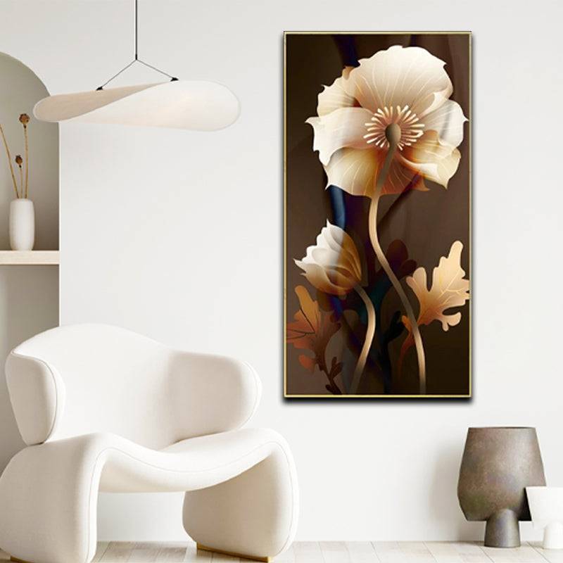 Muted Floral Elegance Canvas Art