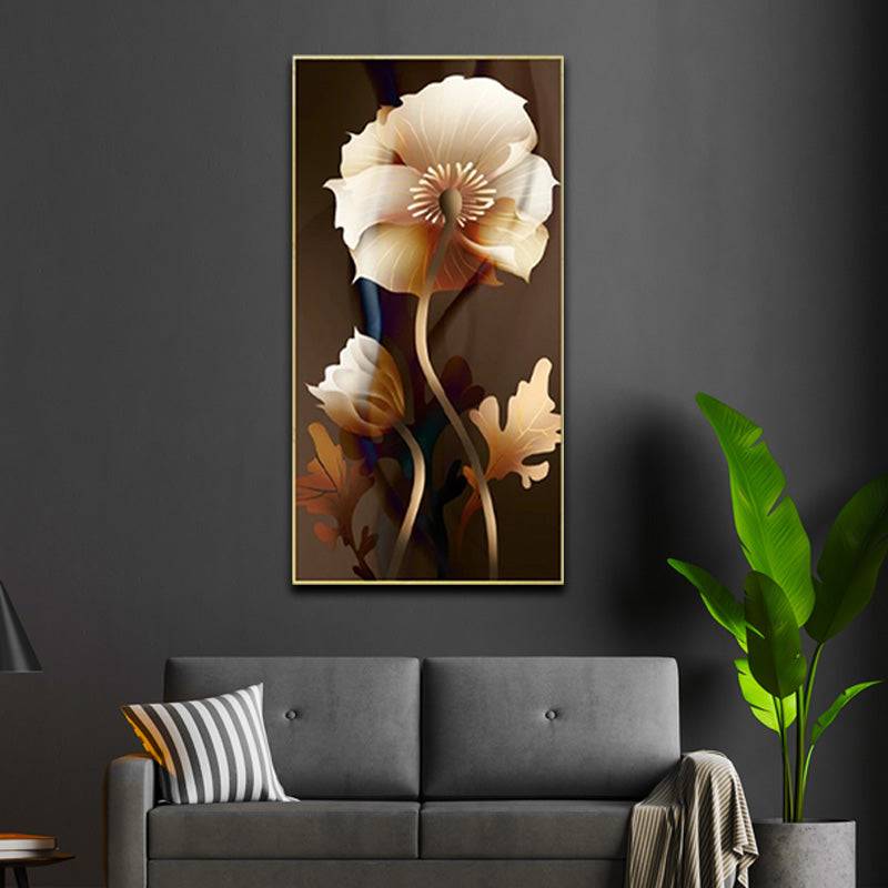 Muted Floral Elegance Canvas Art