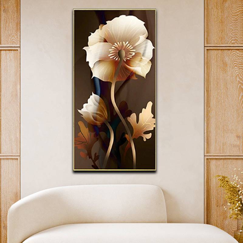 Muted Floral Elegance Canvas Art