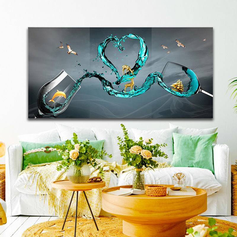 Nautical Romance Symphony Canvas Art