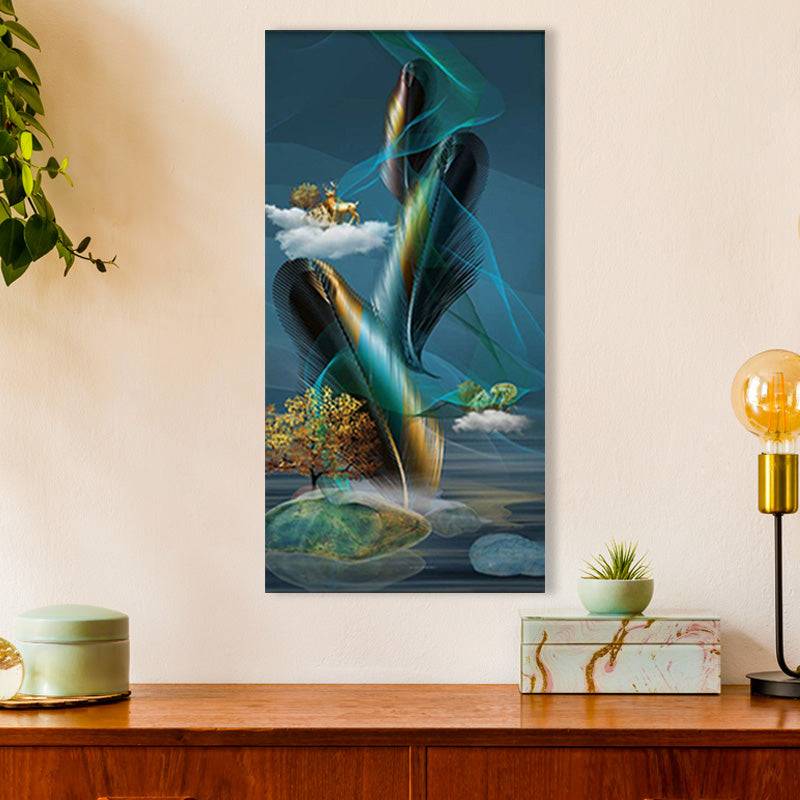 Oceanic Feathertide Canvas Art