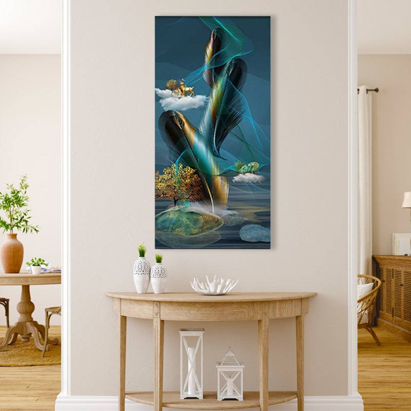 Oceanic Feathertide Canvas Art