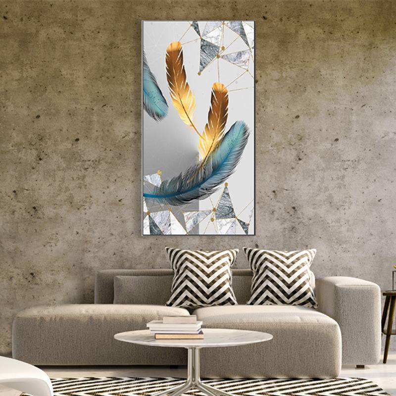 Prismatic Plumage Canvas Art