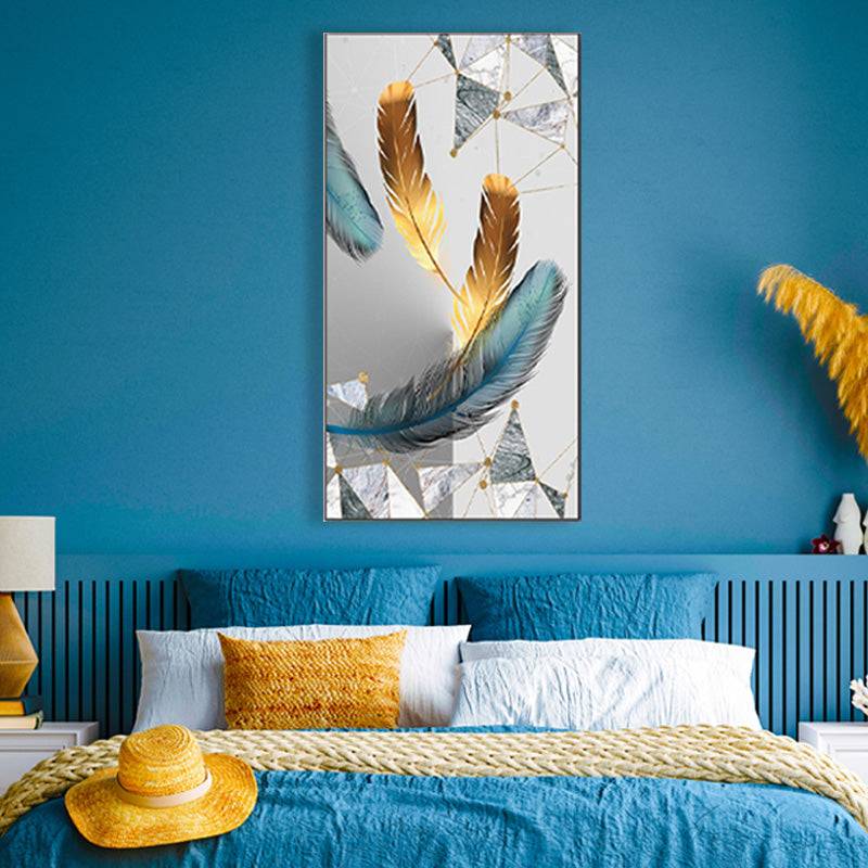 Prismatic Plumage Canvas Art