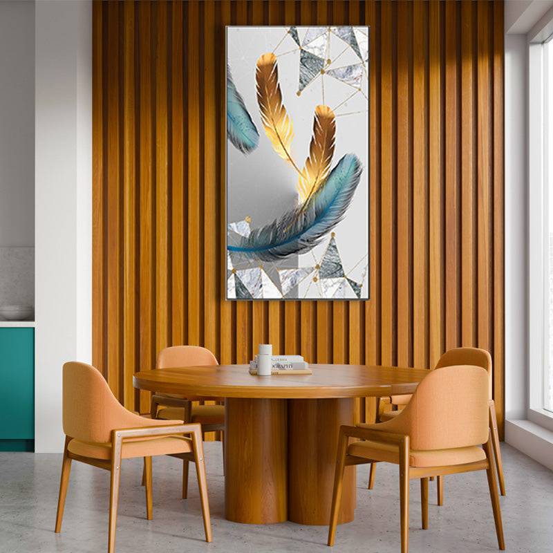 Prismatic Plumage Canvas Art