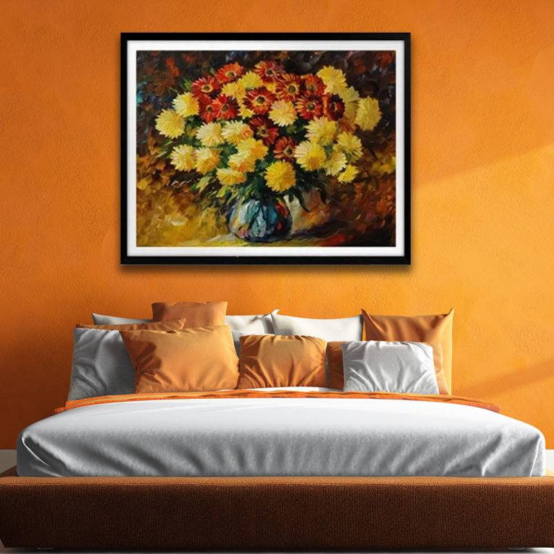 Radiant Floral Symphony Canvas Oil Painting