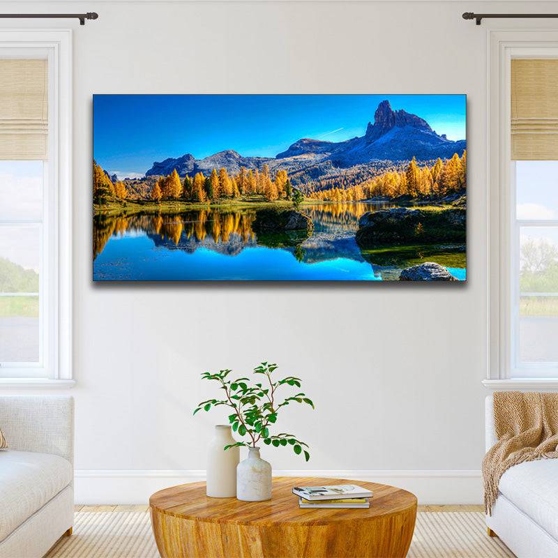 Reflections of Tranquil Peaks Canvas Art