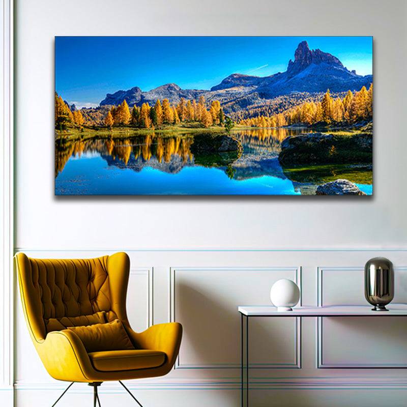 Reflections of Tranquil Peaks Canvas Art