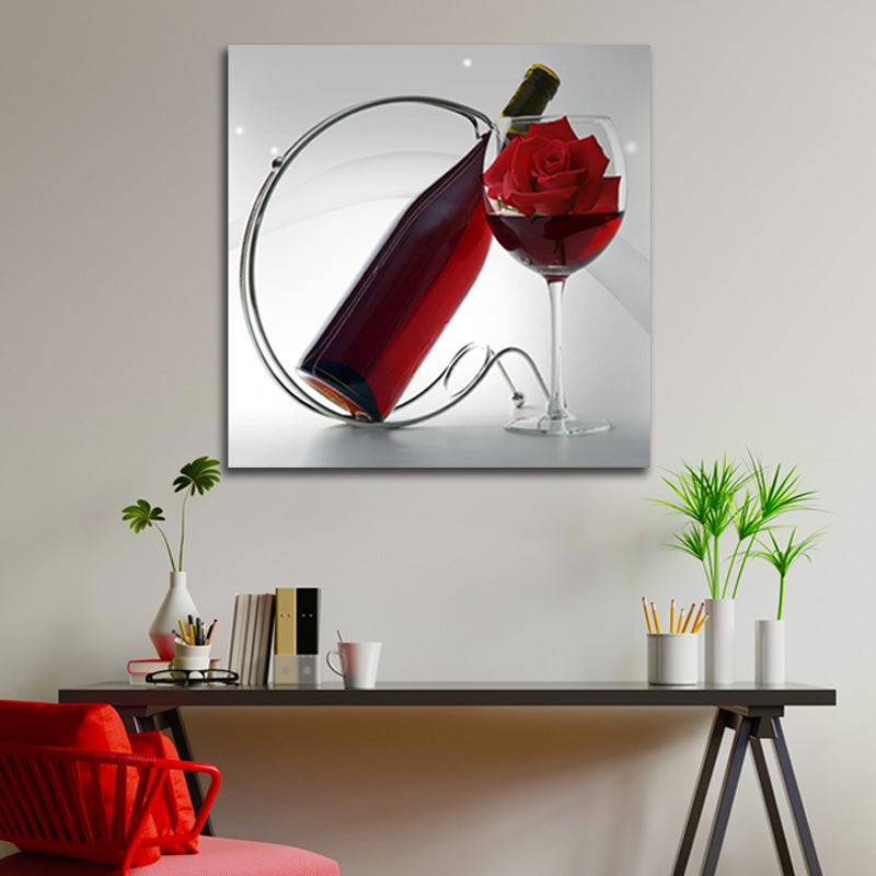 Rosy Wine Serenade Canvas Art