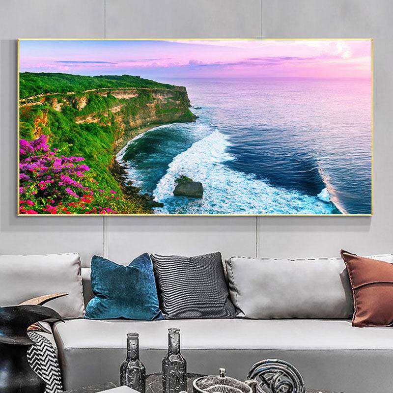 Verdant Wave Symphony Canvas Art